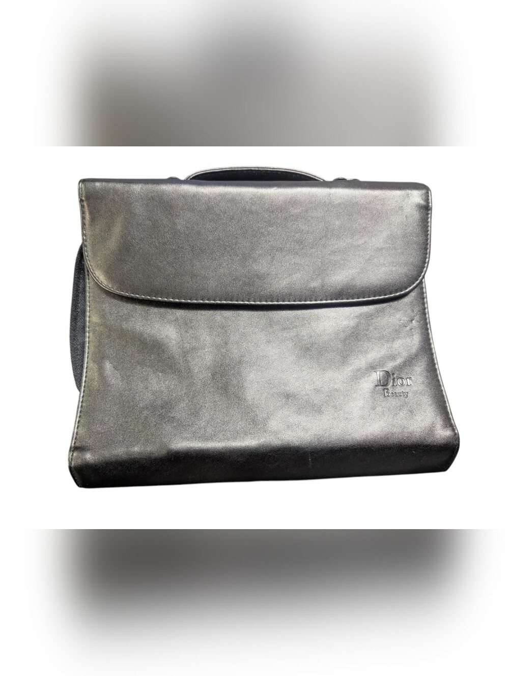 Dior Beauty Black Fold-Out Cosmetic Travel Bag | Makeup Organizer Case